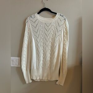 Cream sweater